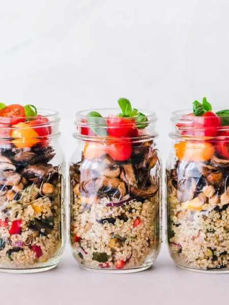 Salad In Mason Jars