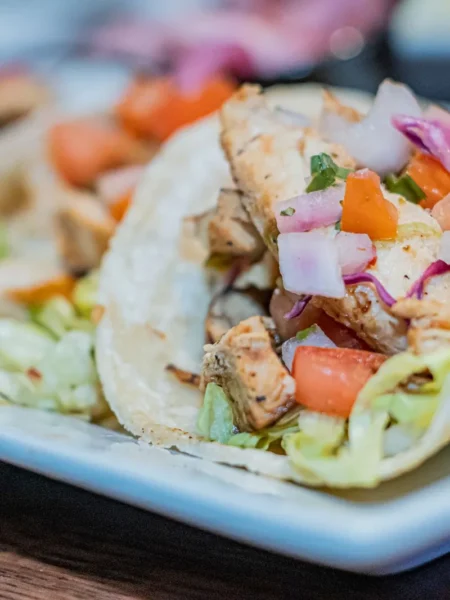 Salsa Chicken Lettuce Wraps
