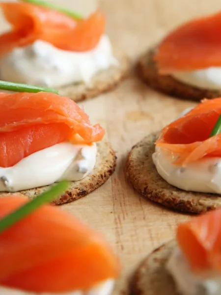 Smoked Salmon Canapes