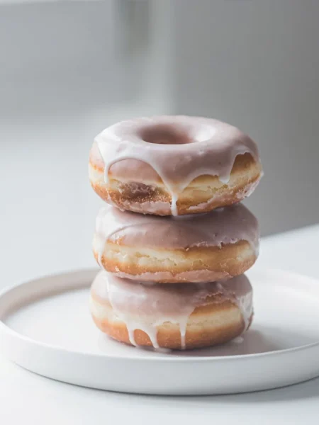 Sour Cream Doughnuts With Citrus Glaze