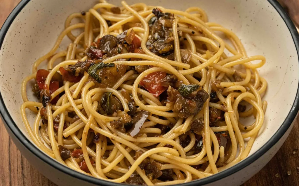 Spaghetti With Zucchini And Nduja