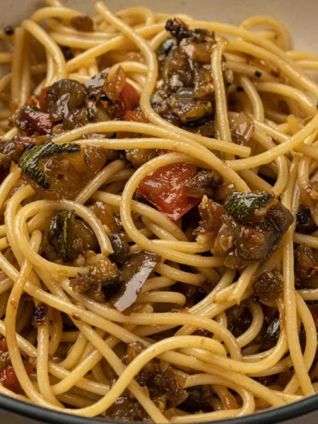 Spaghetti With Zucchini And Nduja