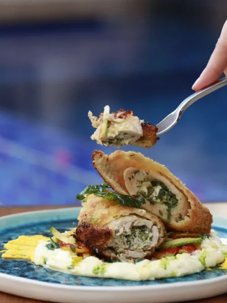 Spinach Feta Stuffed Chicken Breast