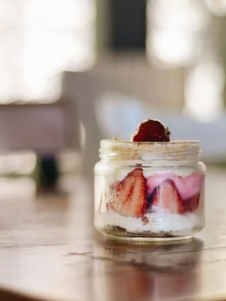 Strawberry Cream Cheese Parfait