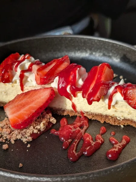 Strawberry Crunch Cake