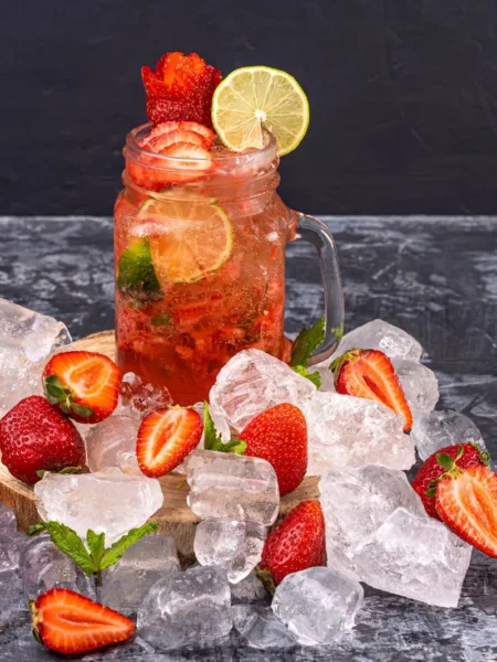 Strawberry Mojito Float