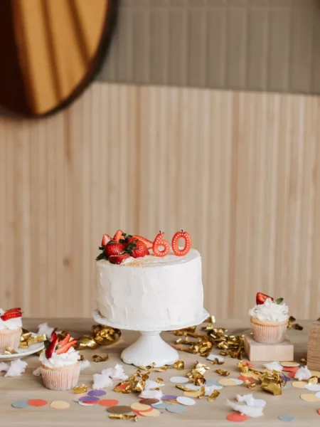 Strawberry Rose Maple Syrup Cake With Champagne Buttercream