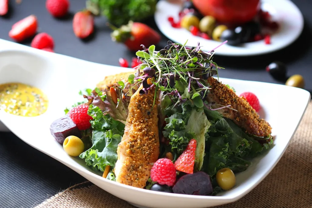 Strawberry Salad With Chicken