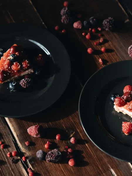 Summer Berry Cheesecake Tacos