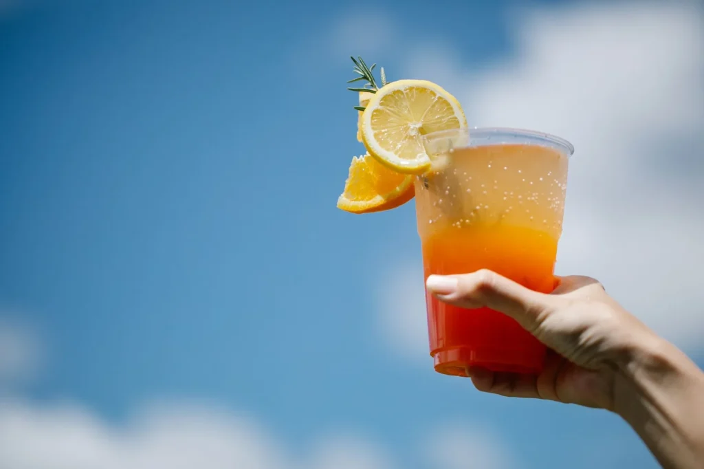 Tequila Sunrise Mocktail