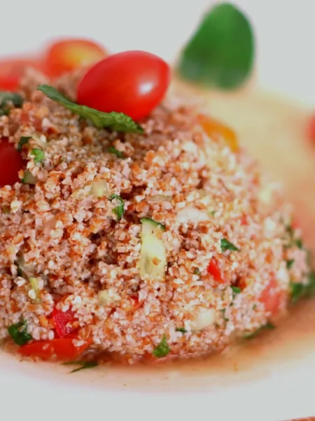 Tuna Bulgur Salad With Chickpeas