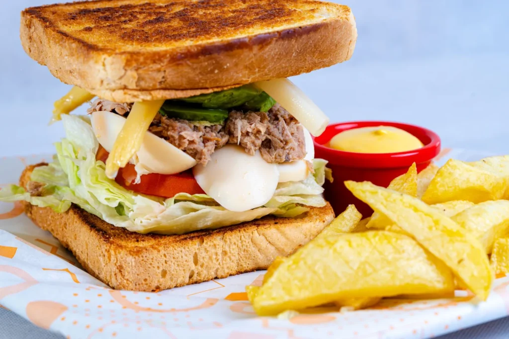 Tuna Melt Matzah Sandwich