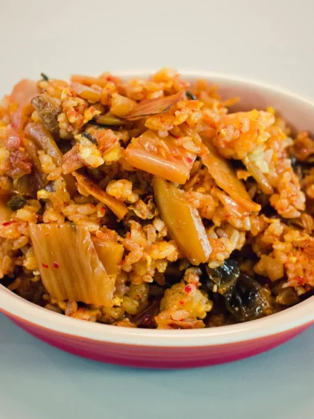 Vegetarian Kimchi Fried Rice