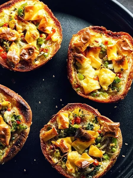 Veggie Pizza Toast