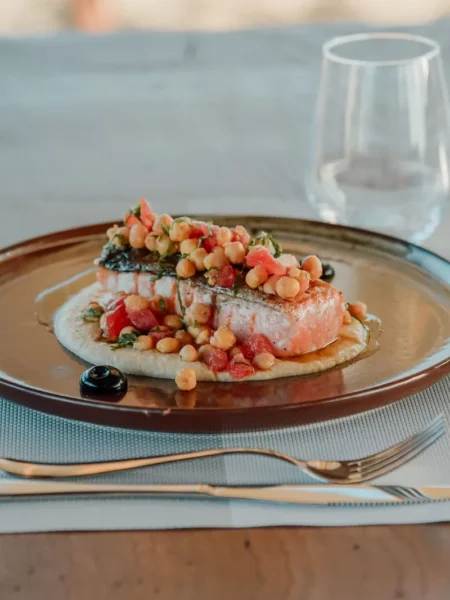 Wild Salmon And Chickpea Salad