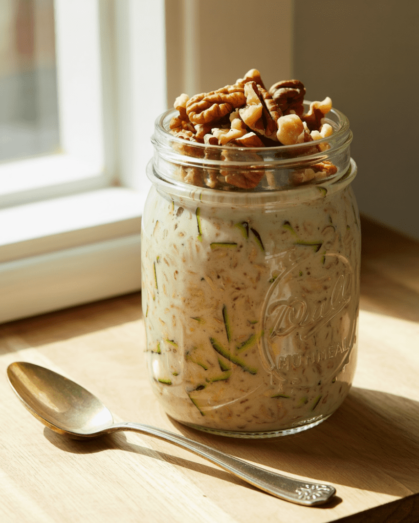 Overnight Zucchini Bread Oatmeal
