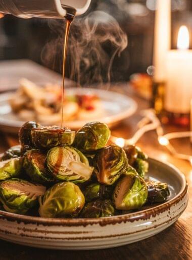 Honey Balsamic Brussels Sprouts