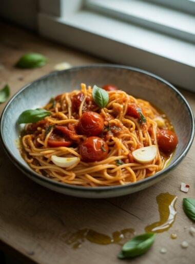 Pasta With Cherry Tomatoes