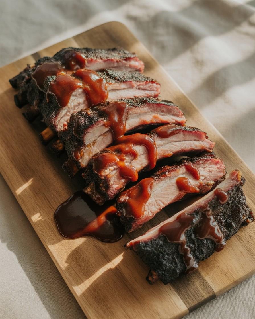 Colman’s Mustard Smoked Baby Back Ribs - Tangy & Tender
